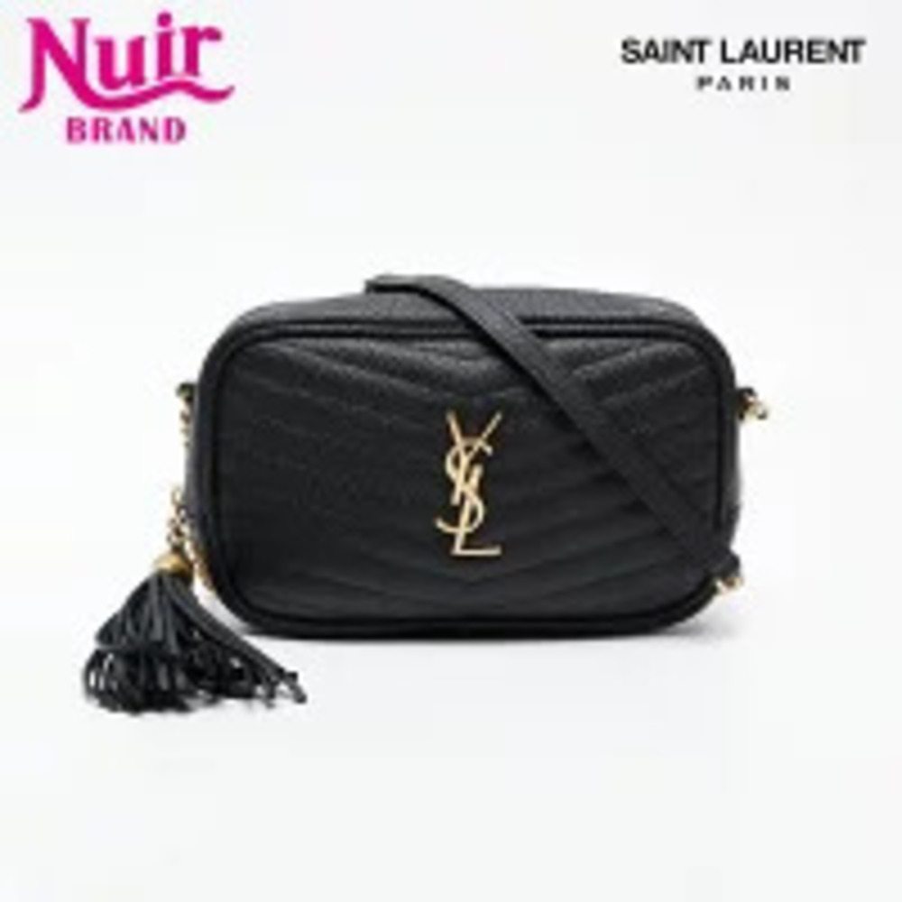 Yves Saint Laurent Lou Camera Bag Shoulder Black